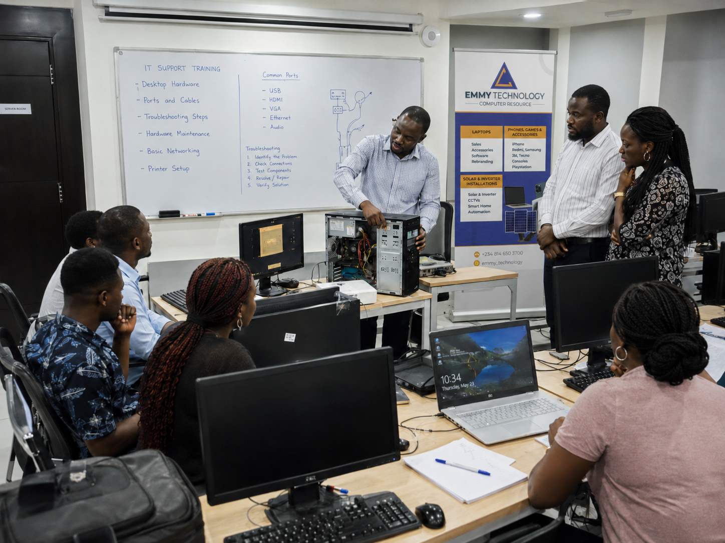 IT Training session at Emmy Technology