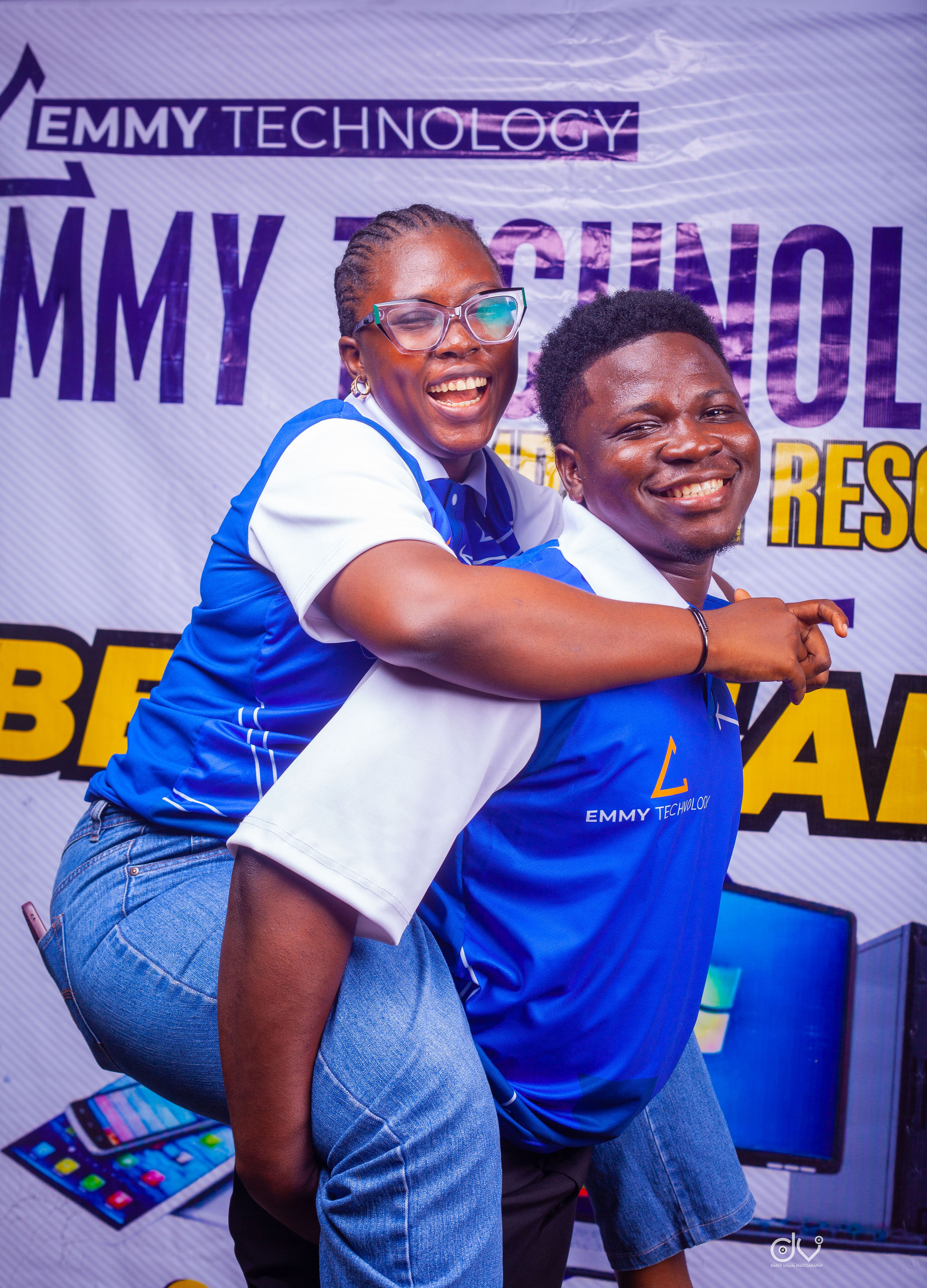 Campus ambassador event with students exploring Emmy Technology products